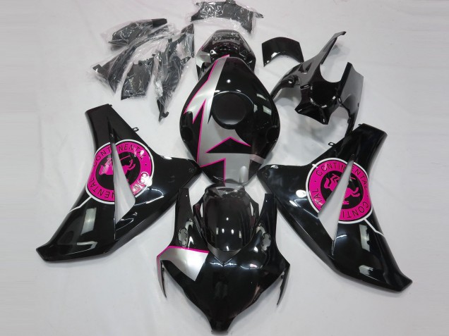 Aftermarket 2008-2011 Gloss Black & Pink Honda CBR1000RR Motorcycle Fairings Aftermarket 2008-2011 Gloss Black & Pink Honda CBR1000RR Motorcycle Fairings