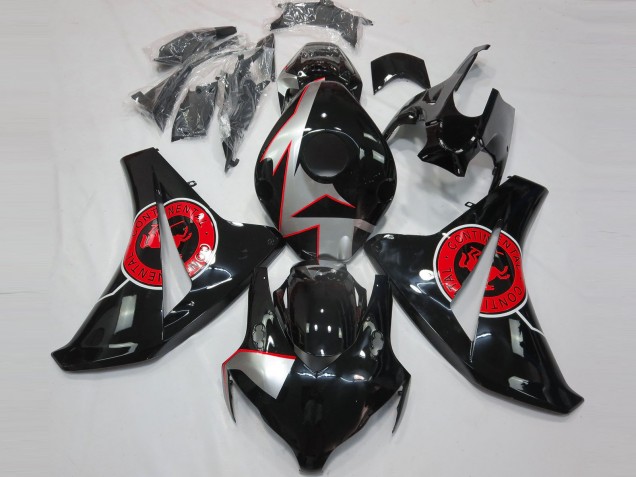 Aftermarket 2008-2011 Gloss Black & Red Honda CBR1000RR Motorcycle Fairings Aftermarket 2008-2011 Gloss Black & Red Honda CBR1000RR Motorcycle Fairings