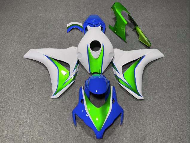 Aftermarket 2008-2011 Gloss Green and Blue Honda CBR1000RR Motorcycle Fairings Aftermarket 2008-2011 Gloss Green and Blue Honda CBR1000RR Motorcycle Fairings