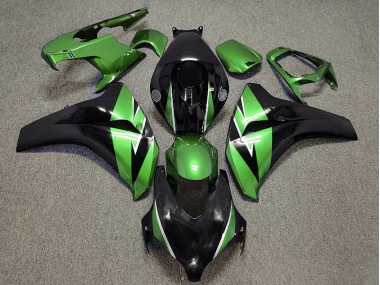 Aftermarket 2008-2011 Green and Black Honda CBR1000RR Motorcycle Fairings
