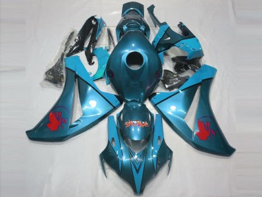 Aftermarket 2008-2011 Light Blue Custom Honda CBR1000RR Motorcycle Fairings