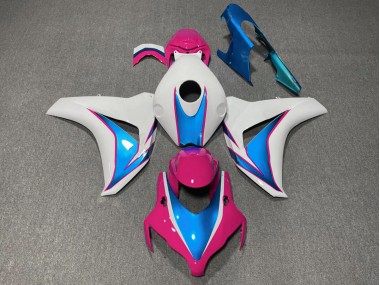 Aftermarket 2008-2011 Pink and Blue Gloss Honda CBR1000RR Motorcycle Fairings