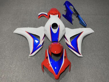 Aftermarket 2008-2011 Red and Blue Gloss Honda CBR1000RR Motorcycle Fairings