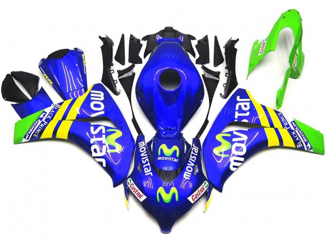 Aftermarket 2008-2011 Vibrant MoviStar Honda CBR1000RR Motorcycle Fairings Aftermarket 2008-2011 Vibrant MoviStar Honda CBR1000RR Motorcycle Fairings