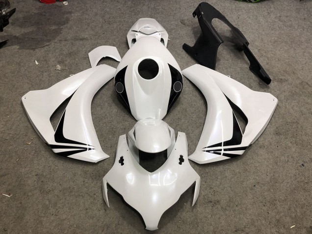 Aftermarket 2008-2011 White and Black Style Honda CBR1000RR Motorcycle Fairings Aftermarket 2008-2011 White and Black Style Honda CBR1000RR Motorcycle Fairings