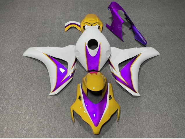 Aftermarket 2008-2011 Yellow and Purple Gloss Honda CBR1000RR Motorcycle Fairings Aftermarket 2008-2011 Yellow and Purple Gloss Honda CBR1000RR Motorcycle Fairings