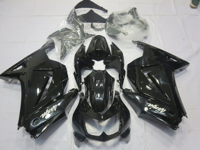 Aftermarket 2008-2013 Black Gloss Kawasaki Ninja 250 Fairings