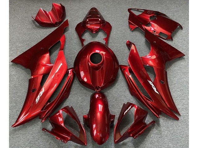 Aftermarket 2008-2016 Candy Red Yamaha R6 Motorcycle Fairings