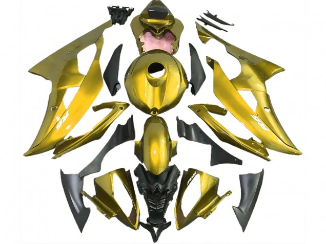 Aftermarket 2008-2016 Deep Yellow Yamaha R6 Motorcycle Fairings Aftermarket 2008-2016 Deep Yellow Yamaha R6 Motorcycle Fairings