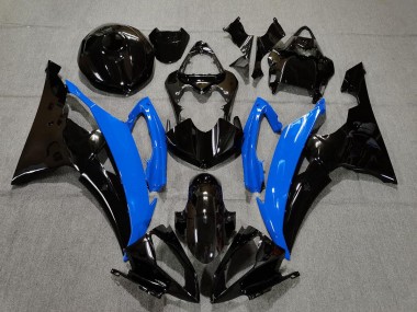 Aftermarket 2008-2016 Gloss Blue and Black Yamaha R6 Motorcycle Fairings