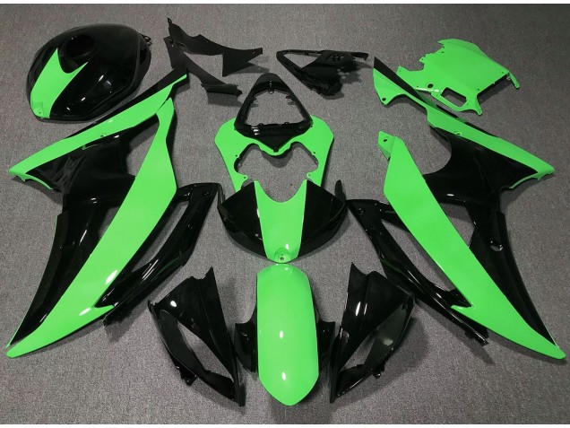 Aftermarket 2008-2016 High Viz Green Yamaha R6 Motorcycle Fairings Aftermarket 2008-2016 High Viz Green Yamaha R6 Motorcycle Fairings