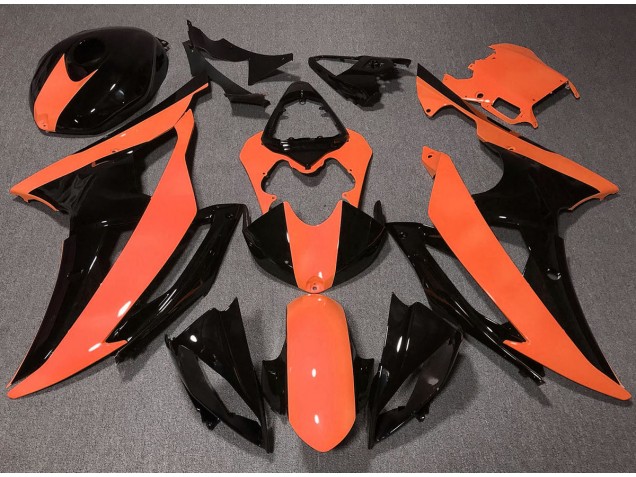 Aftermarket 2008-2016 High Viz Orange Yamaha R6 Motorcycle Fairings Aftermarket 2008-2016 High Viz Orange Yamaha R6 Motorcycle Fairings