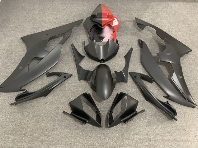 Aftermarket 2008-2016 Matte Black & Red Yamaha R6 Motorcycle Fairings Aftermarket 2008-2016 Matte Black & Red Yamaha R6 Motorcycle Fairings