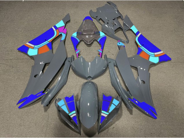 Aftermarket 2008-2016 Nardo and Blue Design Yamaha R6 Motorcycle Fairings Aftermarket 2008-2016 Nardo and Blue Design Yamaha R6 Motorcycle Fairings