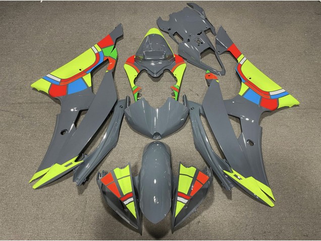 Aftermarket 2008-2016 Nardo and High Viz Yellow Design Yamaha R6 Motorcycle Fairings Aftermarket 2008-2016 Nardo and High Viz Yellow Design Yamaha R6 Motorcycle Fairings
