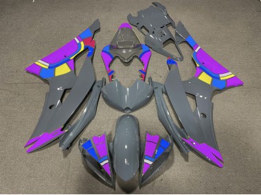 Aftermarket 2008-2016 Nardo and Purple Design Yamaha R6 Motorcycle Fairings