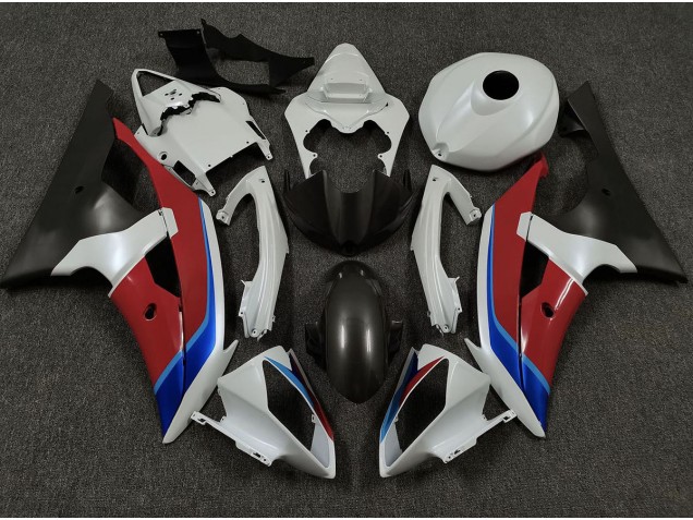 Aftermarket 2008-2016 White Red and Blue Yamaha R6 Motorcycle Fairings Aftermarket 2008-2016 White Red and Blue Yamaha R6 Motorcycle Fairings