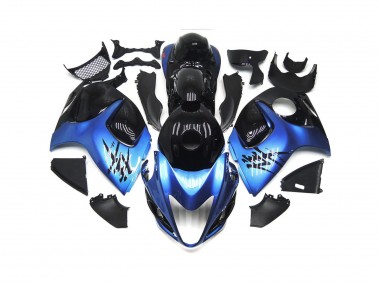 Aftermarket 2008-2019 Deep blue with Black Custom Suzuki GSXR 1300 Motorcycle Fairings