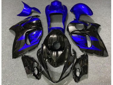 Aftermarket 2008-2019 Gloss Black and Deep Blue Suzuki GSXR 1300 Motorcycle Fairings