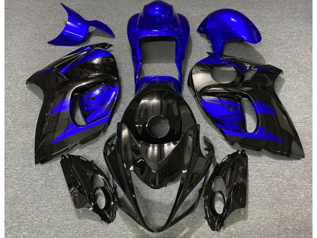 Aftermarket 2008-2019 Gloss Black and Deep Blue Suzuki GSXR 1300 Motorcycle Fairings Aftermarket 2008-2019 Gloss Black and Deep Blue Suzuki GSXR 1300 Motorcycle Fairings