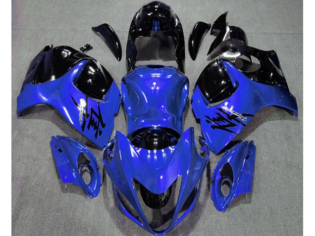 Aftermarket 2008-2019 Gloss Blue and Black Suzuki GSXR 1300 Motorcycle Fairings Aftermarket 2008-2019 Gloss Blue and Black Suzuki GSXR 1300 Motorcycle Fairings
