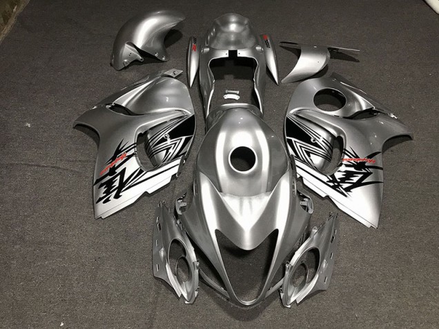 Aftermarket 2008-2019 Liquid Silver & Red Suzuki GSXR 1300 Motorcycle Fairings Aftermarket 2008-2019 Liquid Silver & Red Suzuki GSXR 1300 Motorcycle Fairings