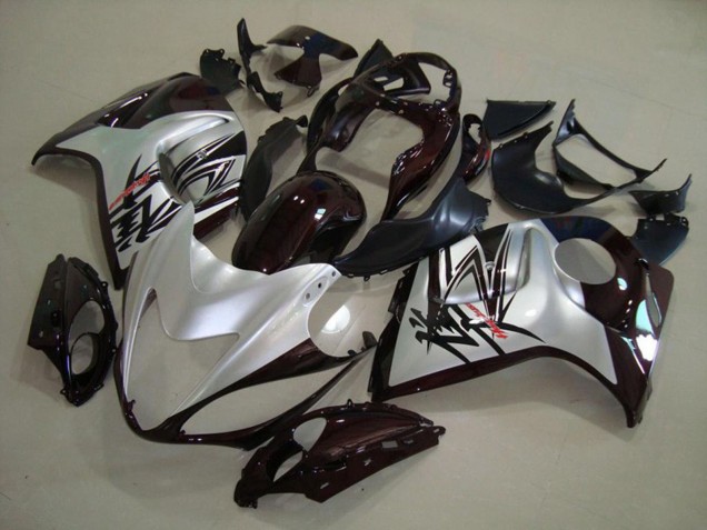 Aftermarket 2008-2019 Silver Black Suzuki GSXR 1300 Motorcycle Fairings Aftermarket 2008-2019 Silver Black Suzuki GSXR 1300 Motorcycle Fairings