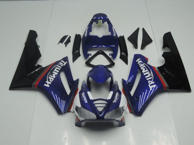 Aftermarket 2009-2012 Blue and Red Gloss Triumph Daytona 675 Motorcycle Fairings Aftermarket 2009-2012 Blue and Red Gloss Triumph Daytona 675 Motorcycle Fairings