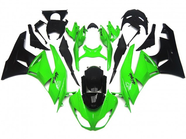 Aftermarket 2009-2012 Deep Gloss Green Sharp Kawasaki ZX6R Motorcycle Fairings Aftermarket 2009-2012 Deep Gloss Green Sharp Kawasaki ZX6R Motorcycle Fairings
