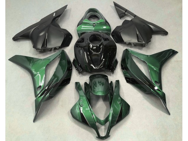 Aftermarket 2009-2012 Deep Green with Black Honda CBR600RR Motorcycle Fairings Aftermarket 2009-2012 Deep Green with Black Honda CBR600RR Motorcycle Fairings