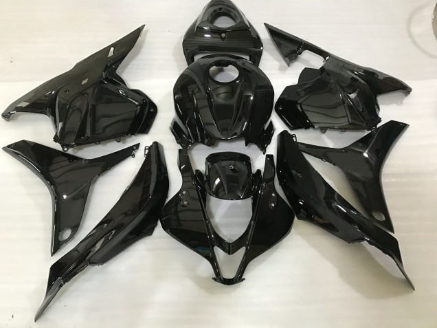 Aftermarket 2009-2012 Gloss Black Honda CBR600RR Motorcycle Fairings Aftermarket 2009-2012 Gloss Black Honda CBR600RR Motorcycle Fairings