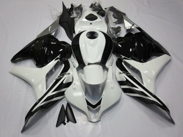 Aftermarket 2009-2012 Gloss Black and White Honda CBR600RR Motorcycle Fairings Aftermarket 2009-2012 Gloss Black and White Honda CBR600RR Motorcycle Fairings