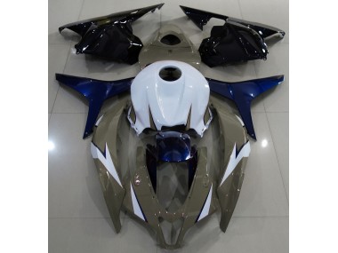 Aftermarket 2009-2012 Gloss Brown and Blue Honda CBR600RR Motorcycle Fairings