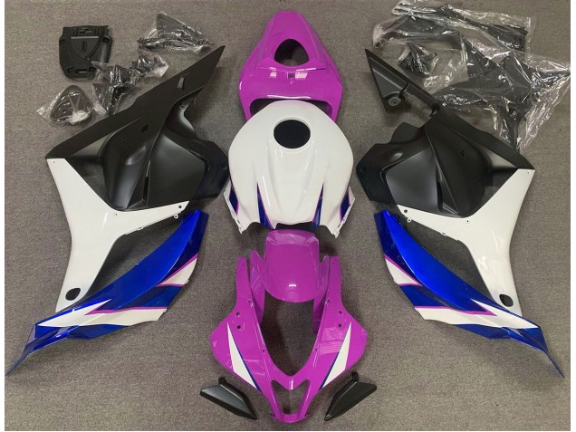 Aftermarket 2009-2012 Gloss Pink White and Blue Honda CBR600RR Motorcycle Fairings Aftermarket 2009-2012 Gloss Pink White and Blue Honda CBR600RR Motorcycle Fairings
