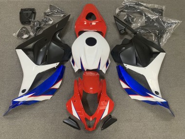 Aftermarket 2009-2012 Gloss Red blue and White Honda CBR600RR Fairings