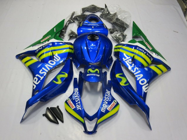 Aftermarket 2009-2012 Movistar Honda CBR600RR Motorcycle Fairings Aftermarket 2009-2012 Movistar Honda CBR600RR Motorcycle Fairings