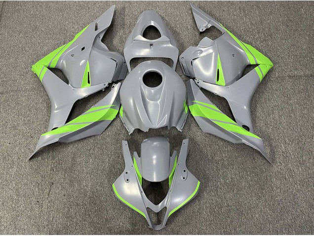 Aftermarket 2009-2012 Nardo Gray and Green Honda CBR600RR Motorcycle Fairings Aftermarket 2009-2012 Nardo Gray and Green Honda CBR600RR Motorcycle Fairings