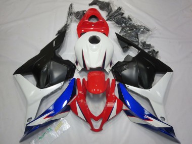 Aftermarket 2009-2012 OEM Style Black White Red and Blue Honda CBR600RR Motorcycle Fairings