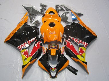 Aftermarket 2009-2012 Orange Red Bull Honda CBR600RR Fairings