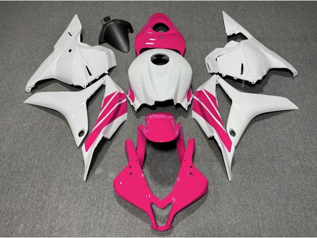 Aftermarket 2009-2012 Pink and White Side Stripe Honda CBR600RR Motorcycle Fairings Aftermarket 2009-2012 Pink and White Side Stripe Honda CBR600RR Motorcycle Fairings
