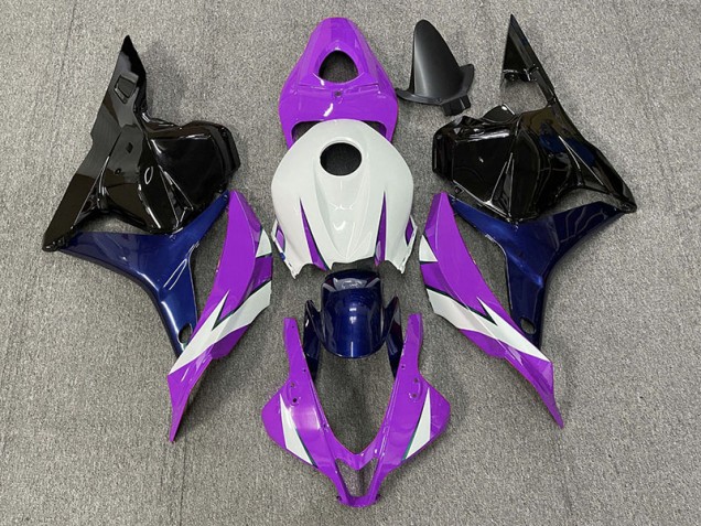 Aftermarket 2009-2012 Purple and White Honda CBR600RR Motorcycle Fairings Aftermarket 2009-2012 Purple and White Honda CBR600RR Motorcycle Fairings