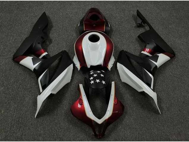 Aftermarket 2009-2012 Racing Red and Black Honda CBR600RR Motorcycle Fairings Aftermarket 2009-2012 Racing Red and Black Honda CBR600RR Motorcycle Fairings