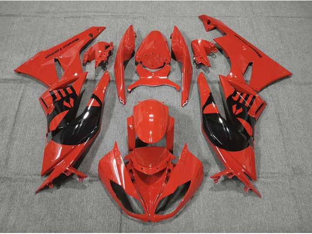 Aftermarket 2009-2012 Red Punisher Kawasaki ZX6R Motorcycle Fairings Aftermarket 2009-2012 Red Punisher Kawasaki ZX6R Motorcycle Fairings