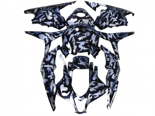 Aftermarket 2009-2012 Silver Snow Camo Honda CBR600RR Motorcycle Fairings Aftermarket 2009-2012 Silver Snow Camo Honda CBR600RR Motorcycle Fairings