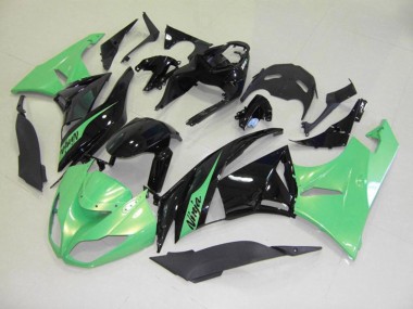 Aftermarket 2009-2012 Special Green Kawasaki ZX6R Motorcycle Fairings