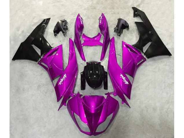 Aftermarket 2009-2012 Vibrant Pink Gloss Kawasaki ZX6R Motorcycle Fairings Aftermarket 2009-2012 Vibrant Pink Gloss Kawasaki ZX6R Motorcycle Fairings