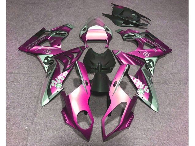 Aftermarket 2009-2018 Matte Pink Motorrad BMW S1000RR Motorcycle Fairings Aftermarket 2009-2018 Matte Pink Motorrad BMW S1000RR Motorcycle Fairings