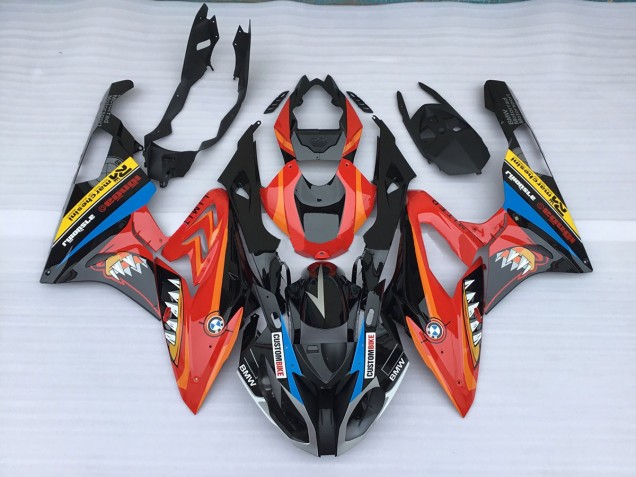 Aftermarket 2009-2018 Red Shark Gloss BMW S1000RR Motorcycle Fairings Aftermarket 2009-2018 Red Shark Gloss BMW S1000RR Motorcycle Fairings