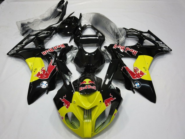 Aftermarket 2009-2018 Yellow Black Red Bull BMW S1000RR Motorcycle Fairings Aftermarket 2009-2018 Yellow Black Red Bull BMW S1000RR Motorcycle Fairings