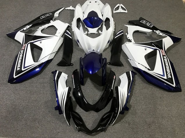 Aftermarket 2009-2016 Blue Black and white Suzuki GSXR 1000 Motorcycle Fairings Aftermarket 2009-2016 Blue Black and white Suzuki GSXR 1000 Motorcycle Fairings